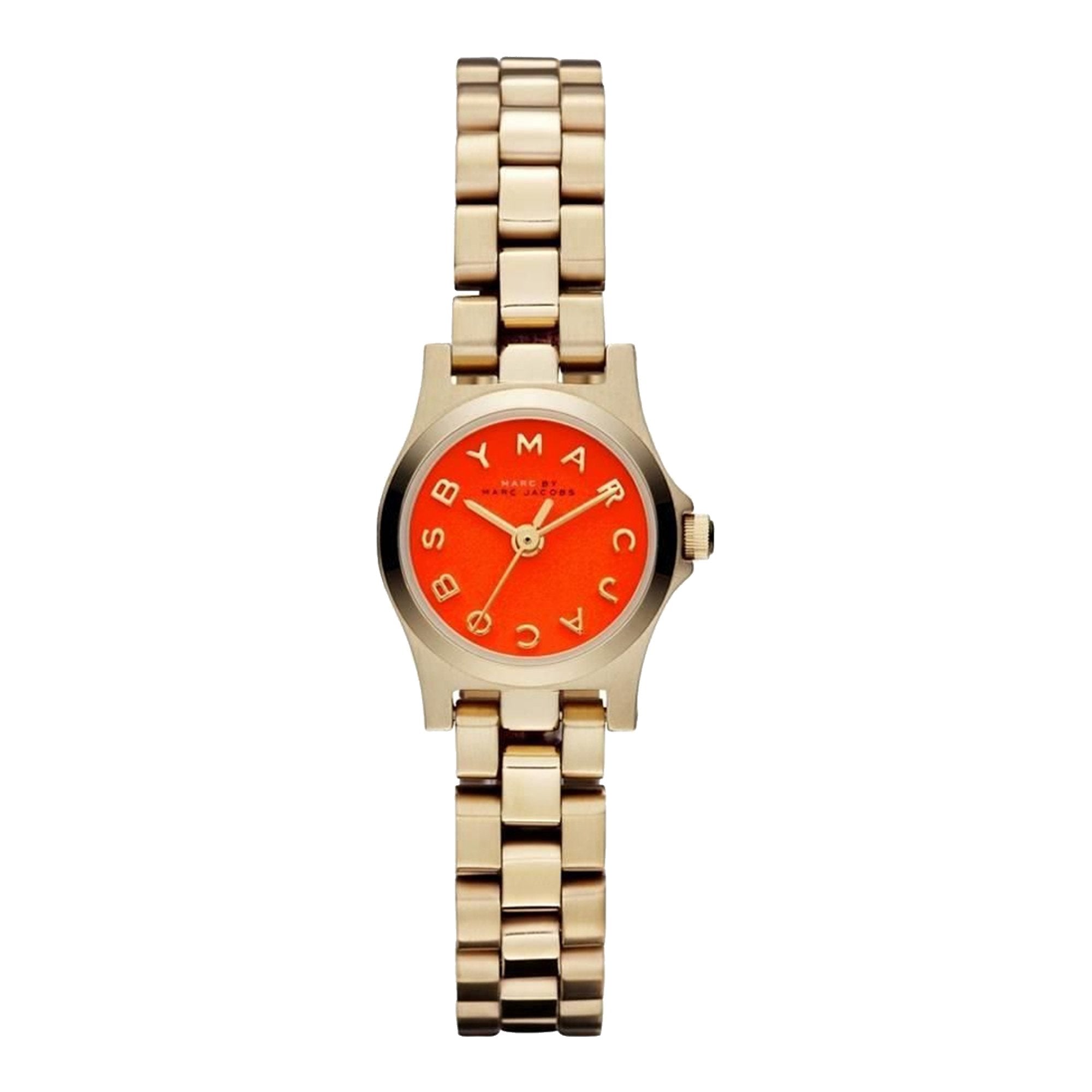 Marc By Marc Jacobs Henry Dinky Orange Dial Ladies Watch MBM3202 - Watches of New Zealand