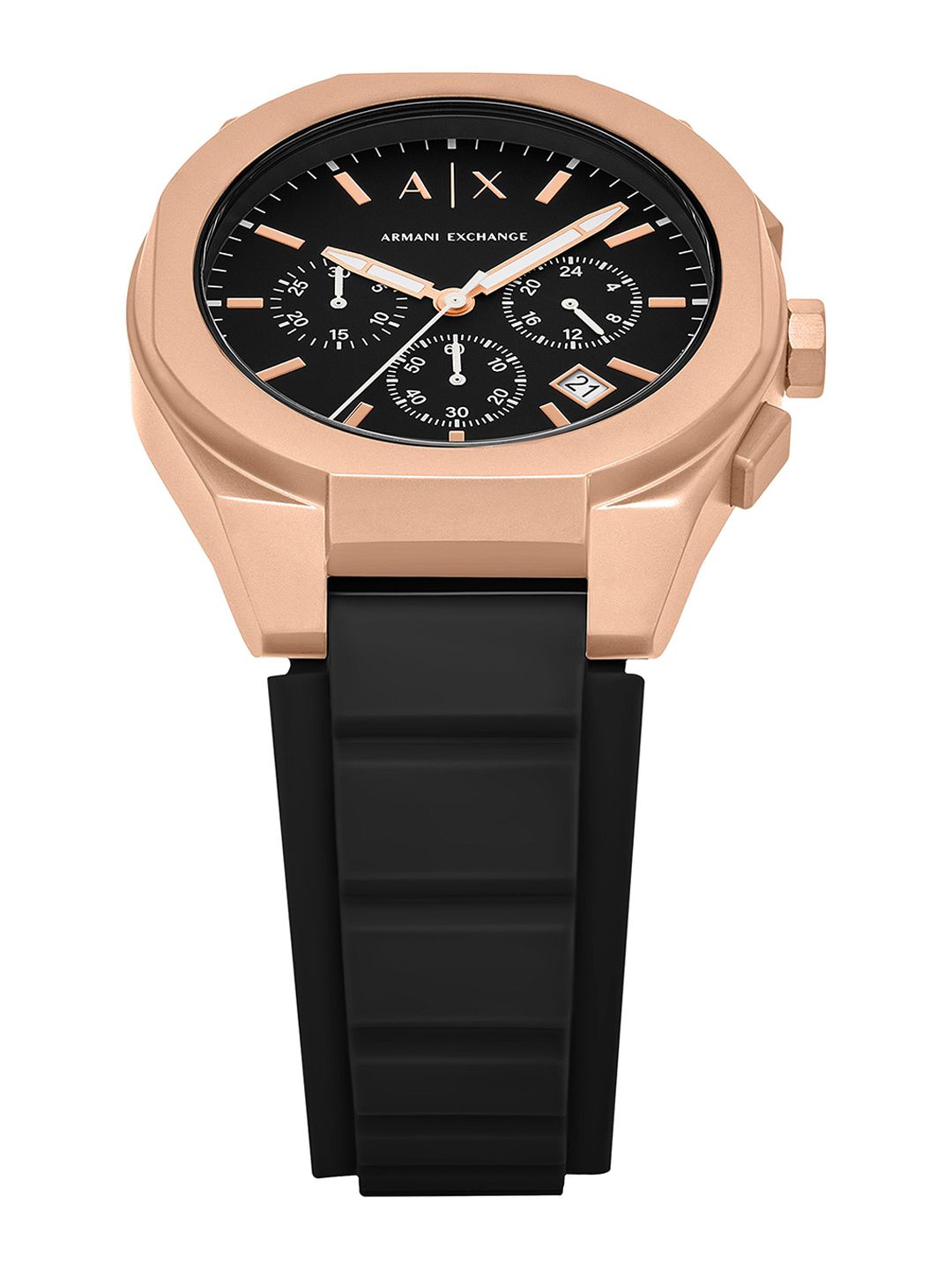 Armani Exchange Sync Black Silicone Men's Watch AX4190