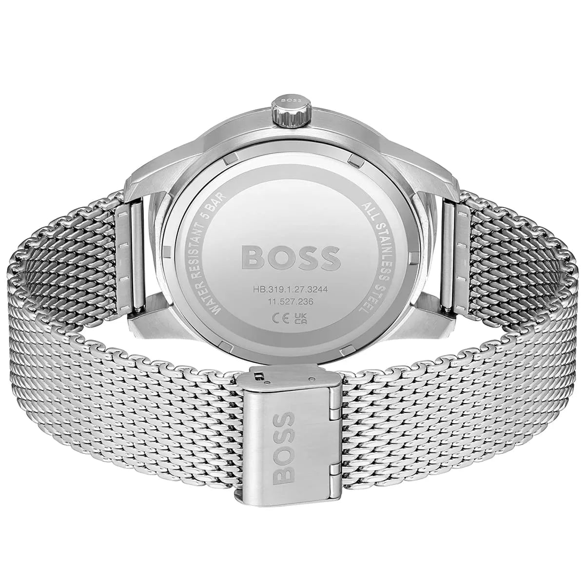 Hugo Boss Sophio caseback with engraved branding and model information