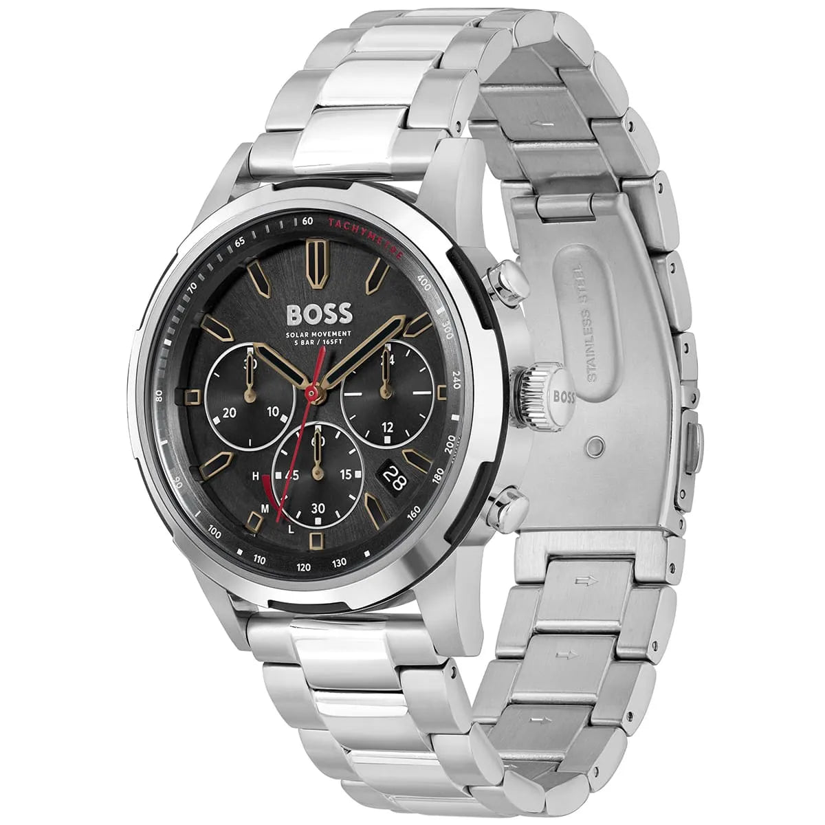 Hugo Boss Solgrade Quartz Chronograph Stainless Steel Men's Watch 1514032