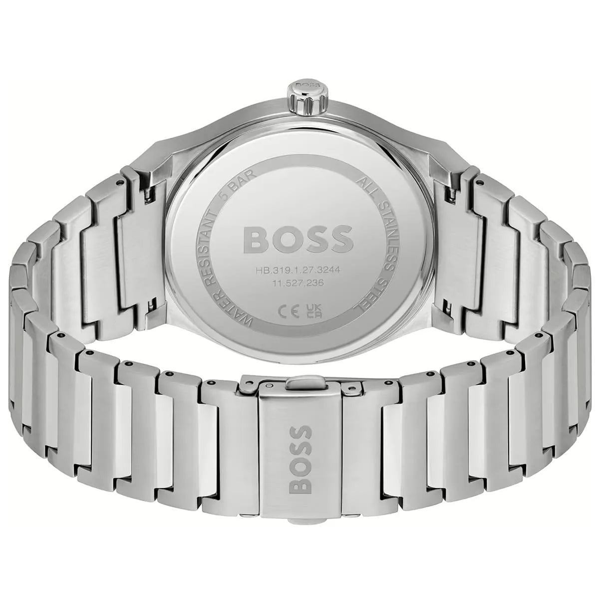 HUGO BOSS Candor Stainless Steel Quartz Green Dial Men's Watch - 1514079