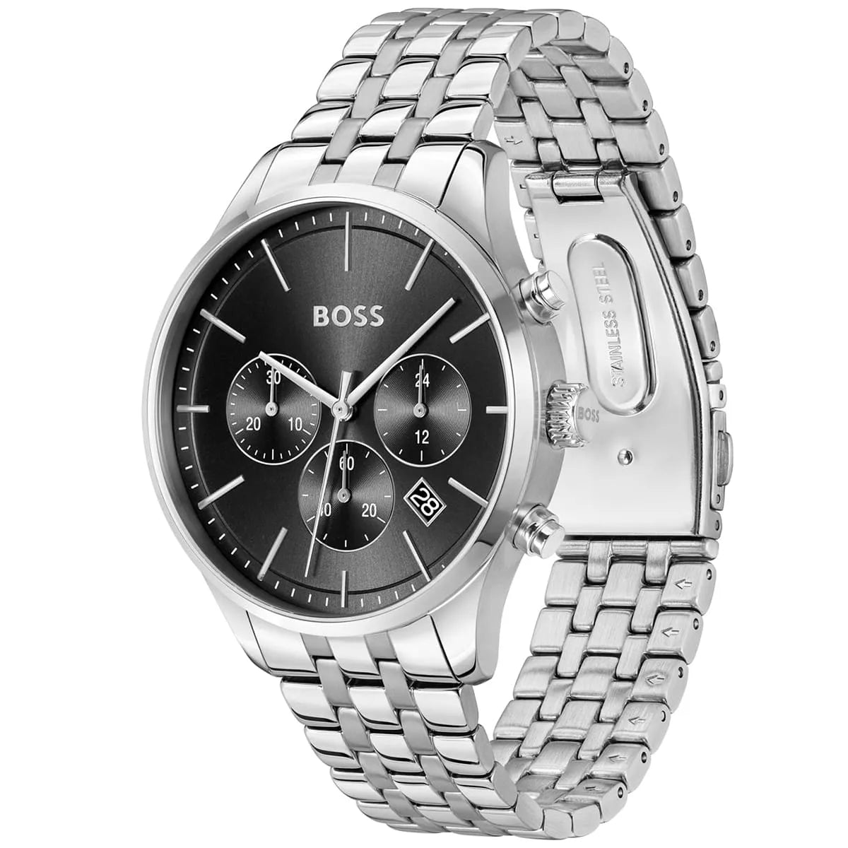 Hugo Boss Men's Chronograph P-Lux Watch with Stainless Steel Bracelet 1514157