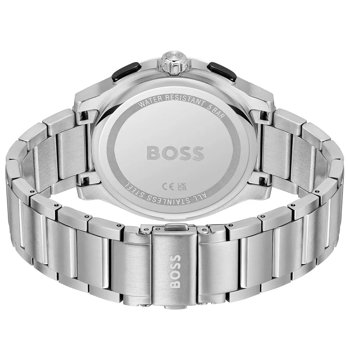 Hugo Boss 1514191 stainless steel caseback with water resistance marking