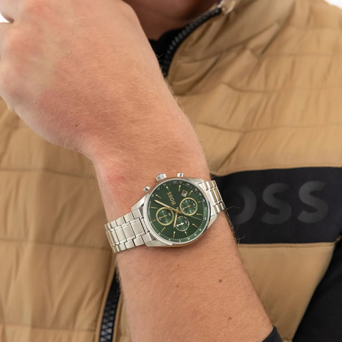 Hugo Boss Grand Prix Chronograph Bracelet Strap Men's Watch - 1514266