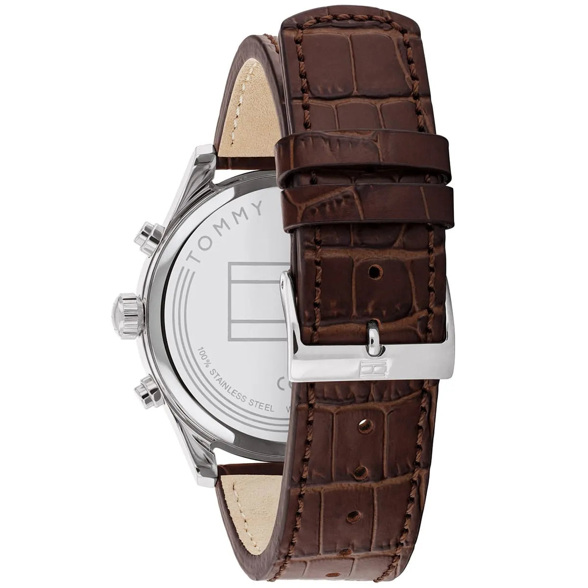 Tommy Hilfiger Sawyer Quartz with Analog Display and Leather Strap Men's Watch - 1710422
