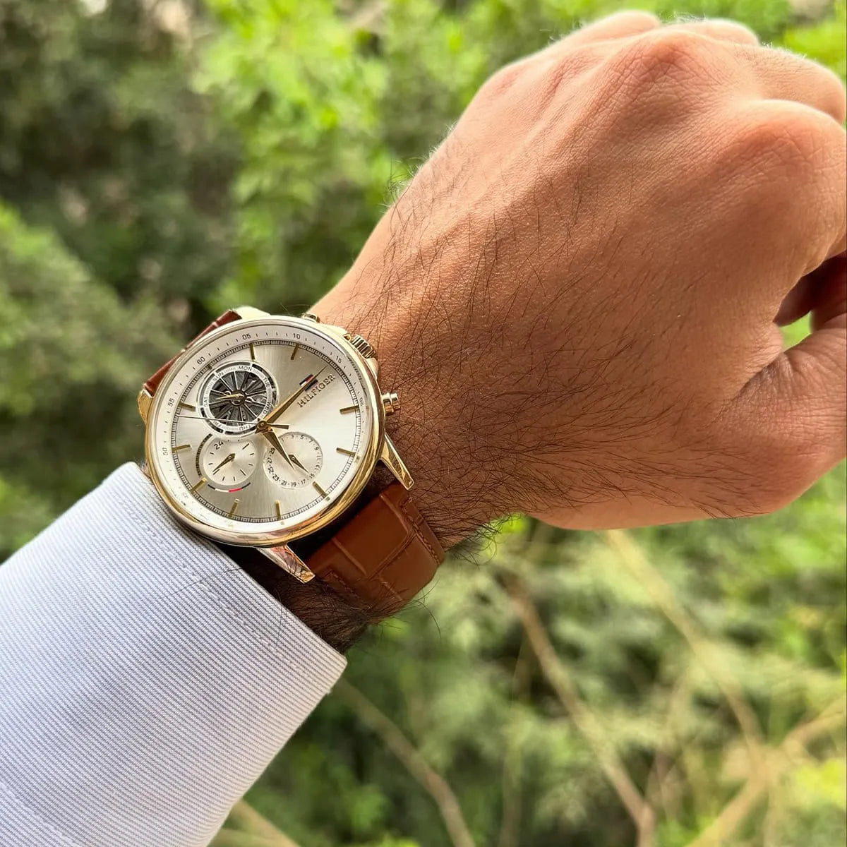 Tommy Hilfiger STANCE White Multifunction Men Watch - 1710631