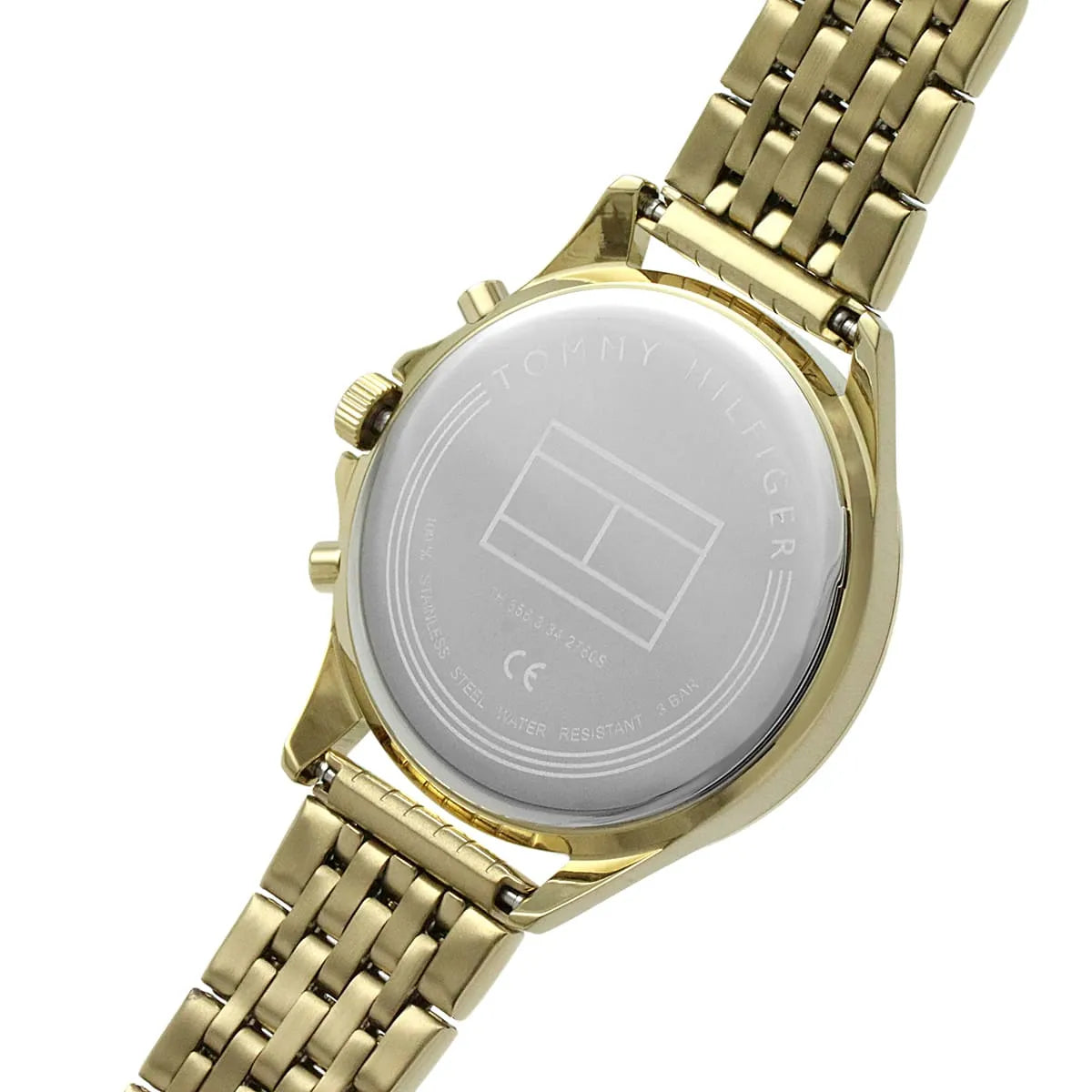 Tommy Hilfiger Ari Crystal Accents Gold Tone Stainless Steel Quartz Women's Watch - 1782142