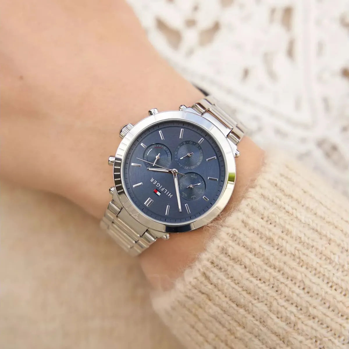 Tommy Hilfiger Stainless Steel Multi-function Women's Watch - 1782349