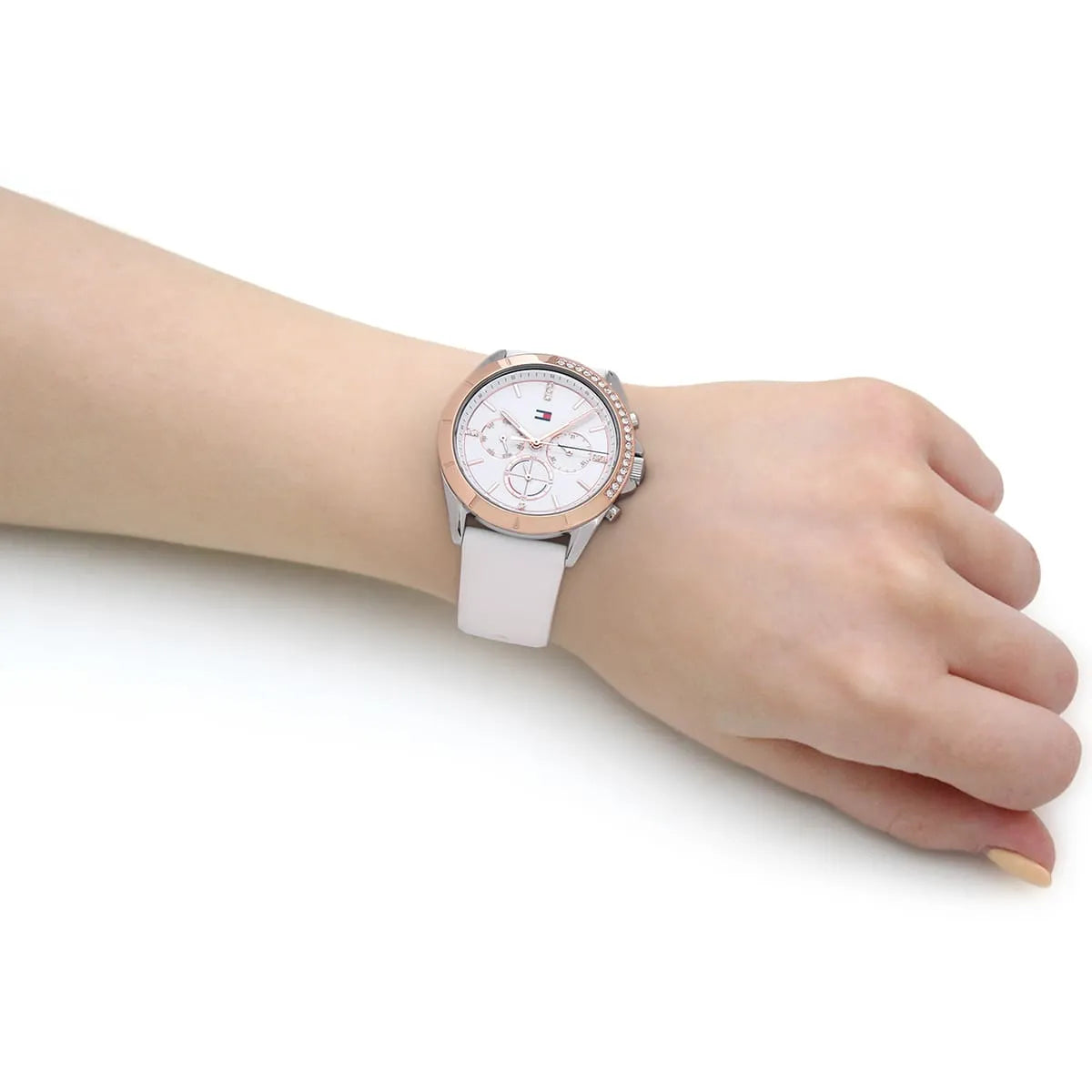 Tommy Hilfiger Women's Quartz White Silicone Strap White Dial 38mm Watch 1782388 1782388 - Image 7
