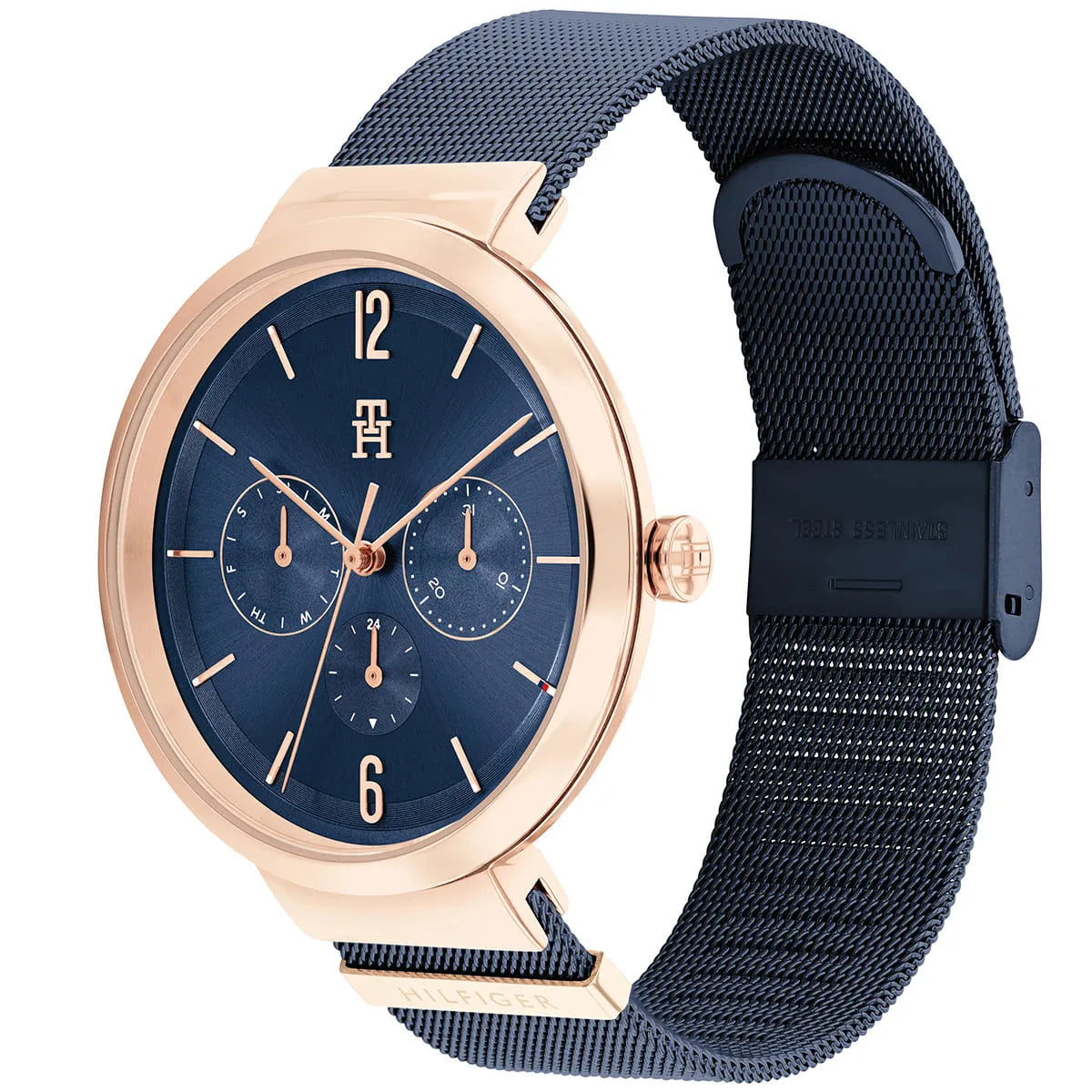 Tommy Hilfiger Blue Steel Mesh Women's Watch - 1782541