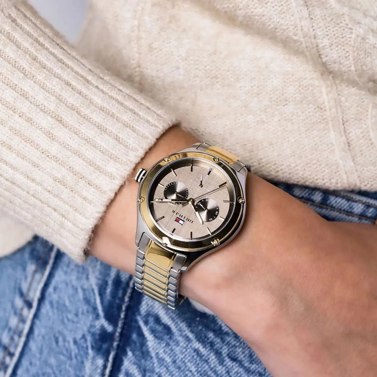 Tommy Hilfiger Lexi Two Tone Ladies Bracelet Watch 1782658