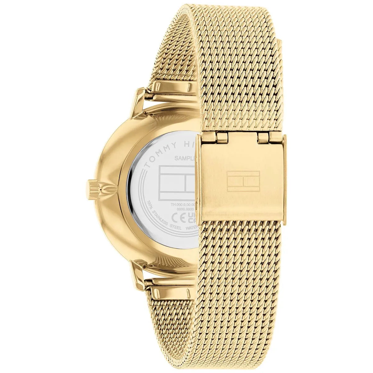 Tommy Hilfiger Pippa (34mm) Green Dial / Gold-Tone Steel Mesh Bracelet Women's Watch - 1782668
