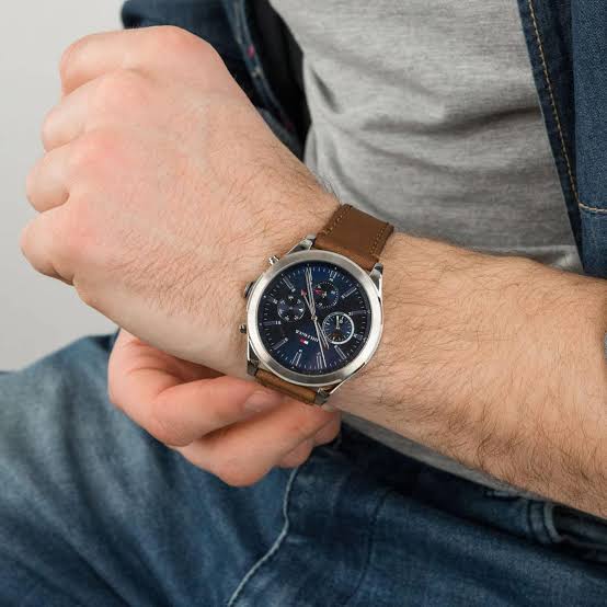 Tommy Hilfiger Ashton Navy Blue Dial Men's Watch - 1791741