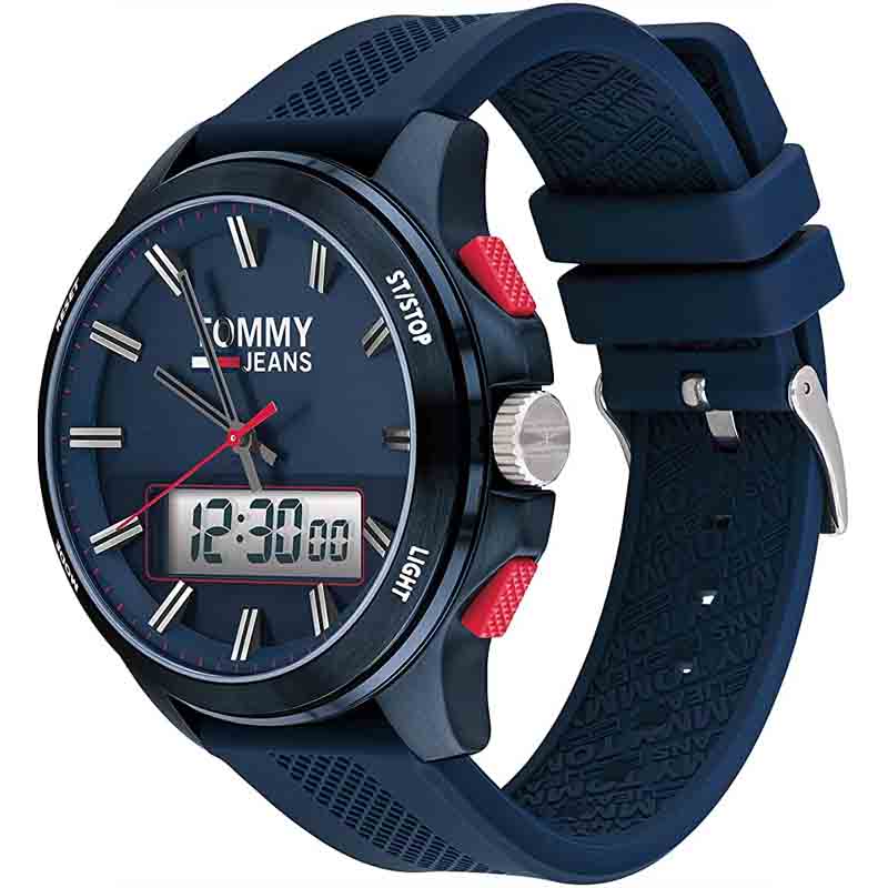 Tommy Hilfiger Analogue Quartz with Silicone Strap Men's Watch - 1791761