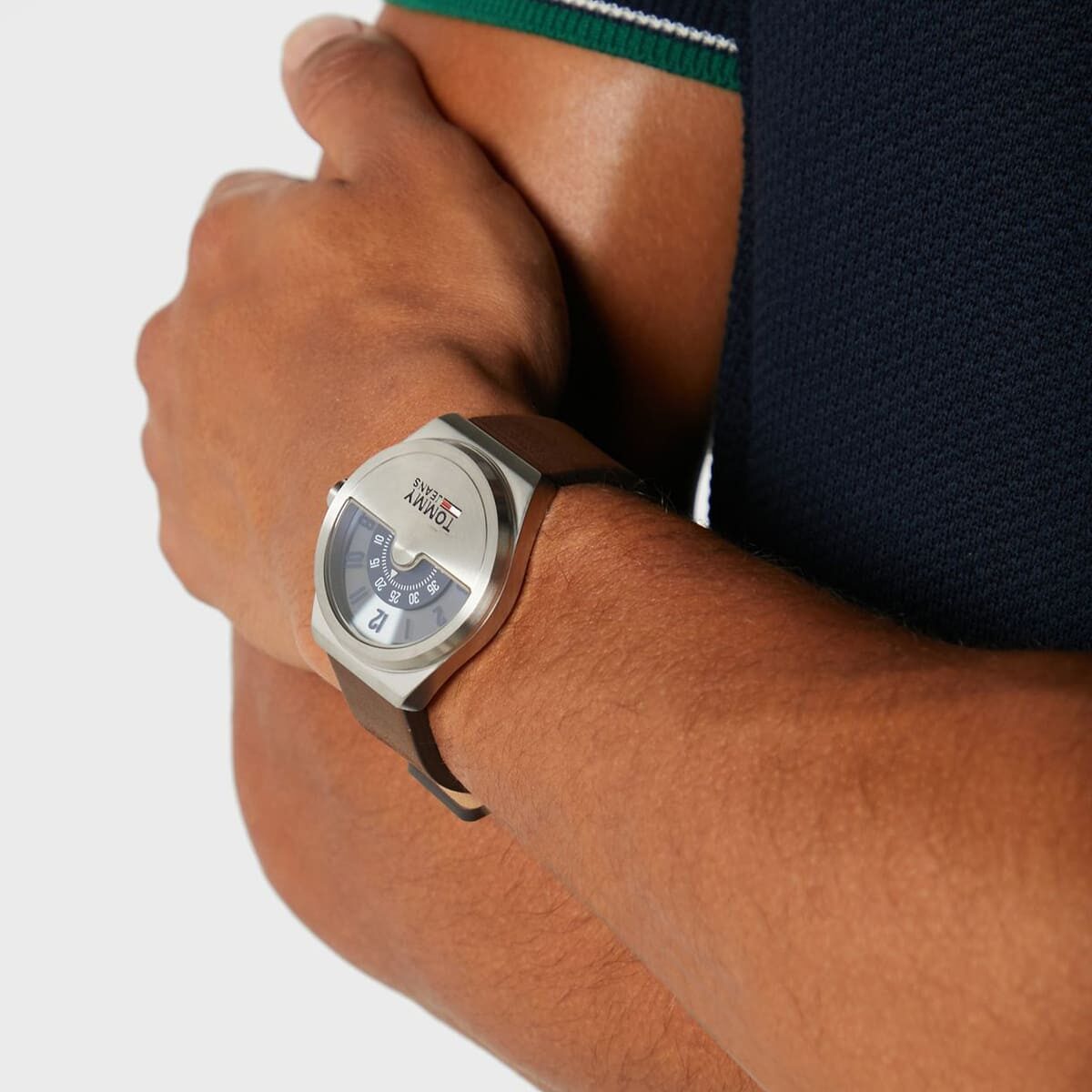Tommy Hilfiger Monogram Pop Steel Men's Watch- 1791772