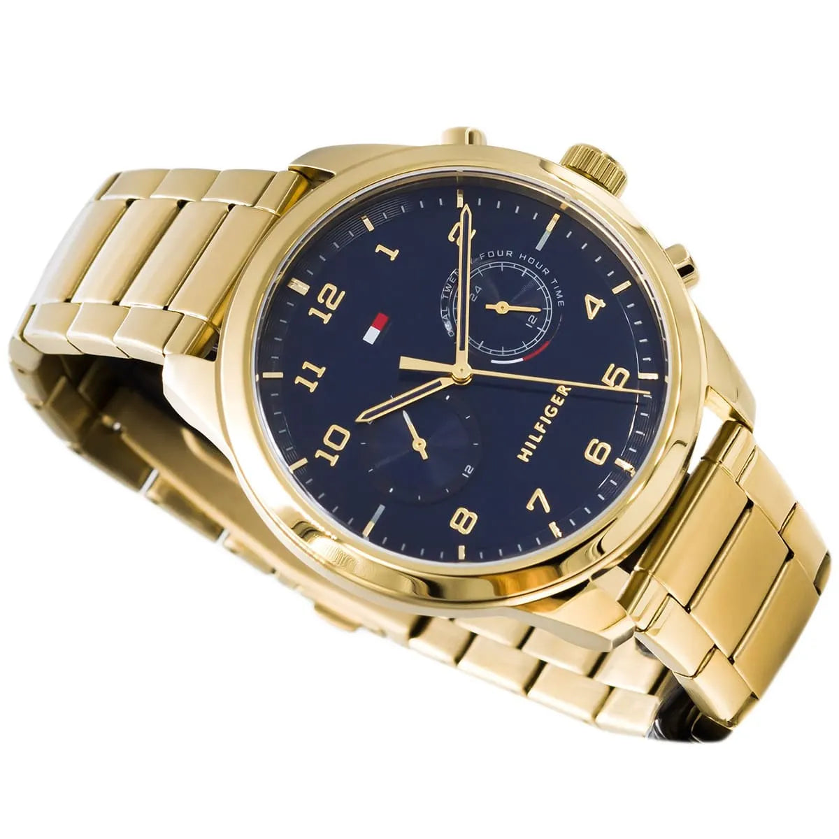 Tommy Hilfiger Gold Steel Multi-function Men's Watch - 1791783
