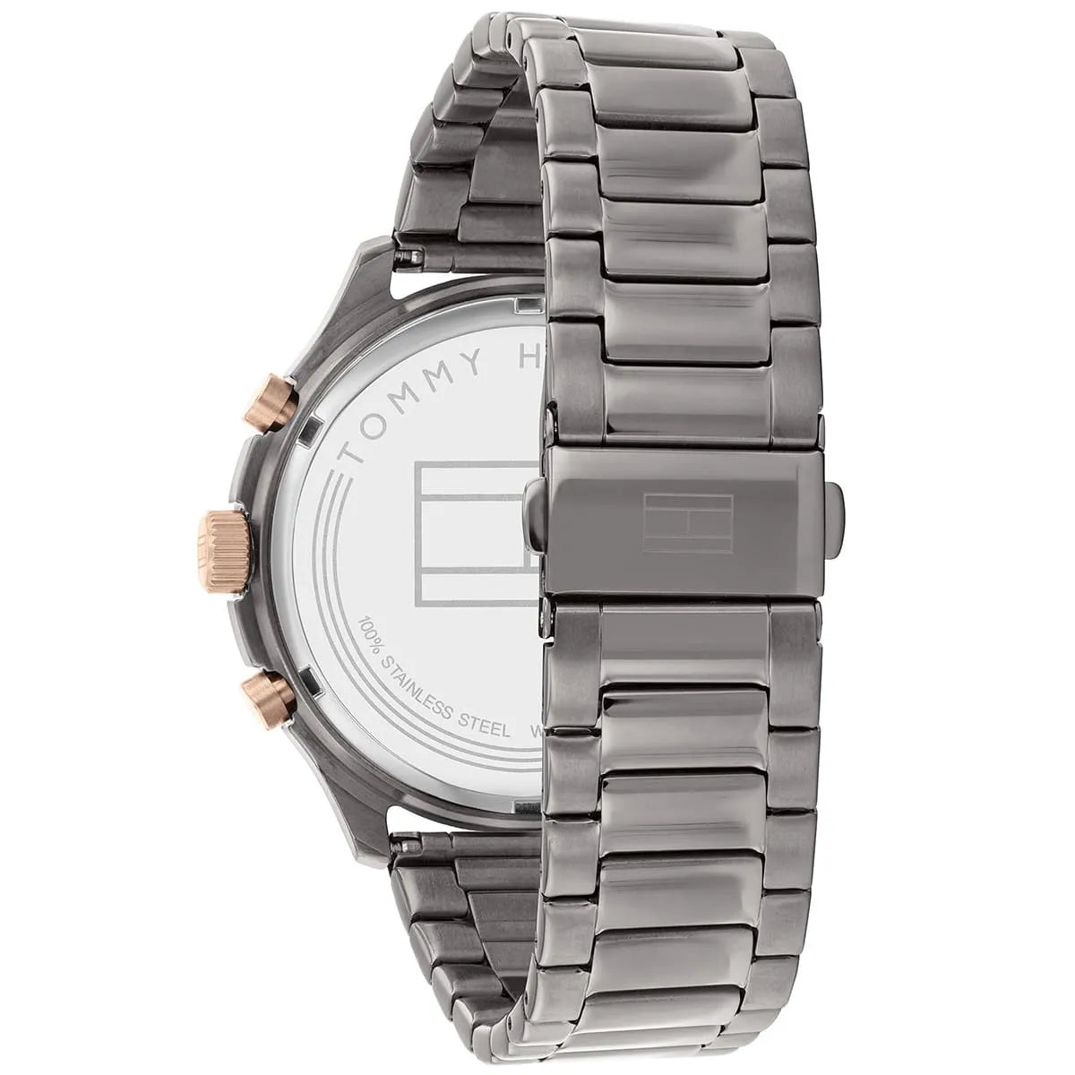 Tommy Hilfiger Asher Sub-Dials Gunmetal Bracelet Men's Watch - 1791871