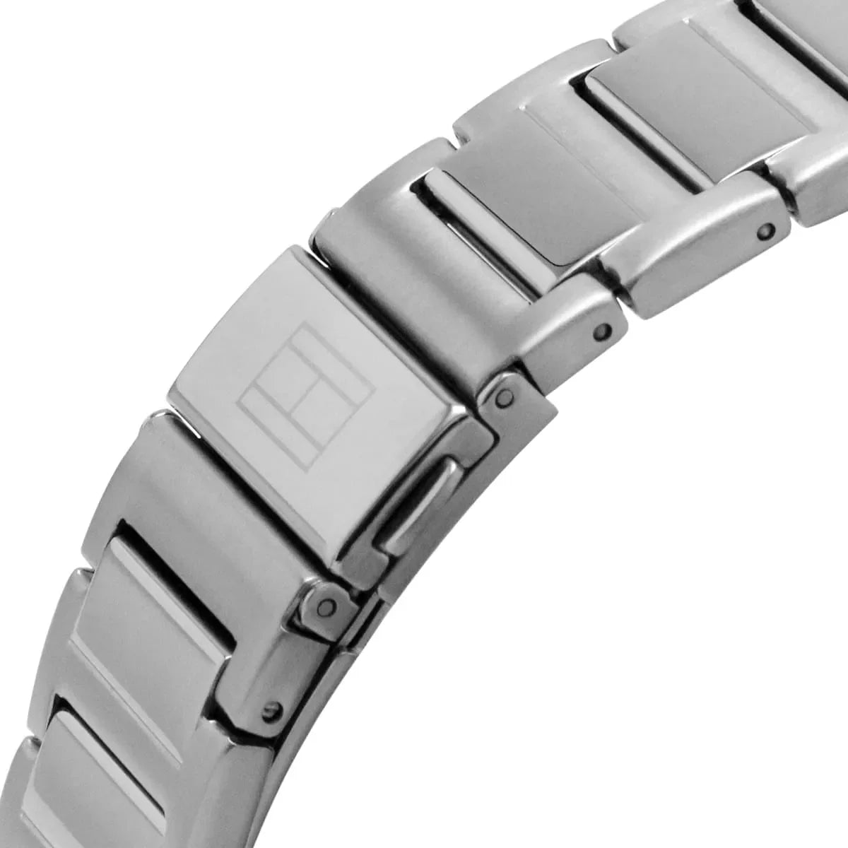 Tommy Hilfiger Quartz Silver Stainless Steel Black Dial 46mm Men's Watch - 1791890
