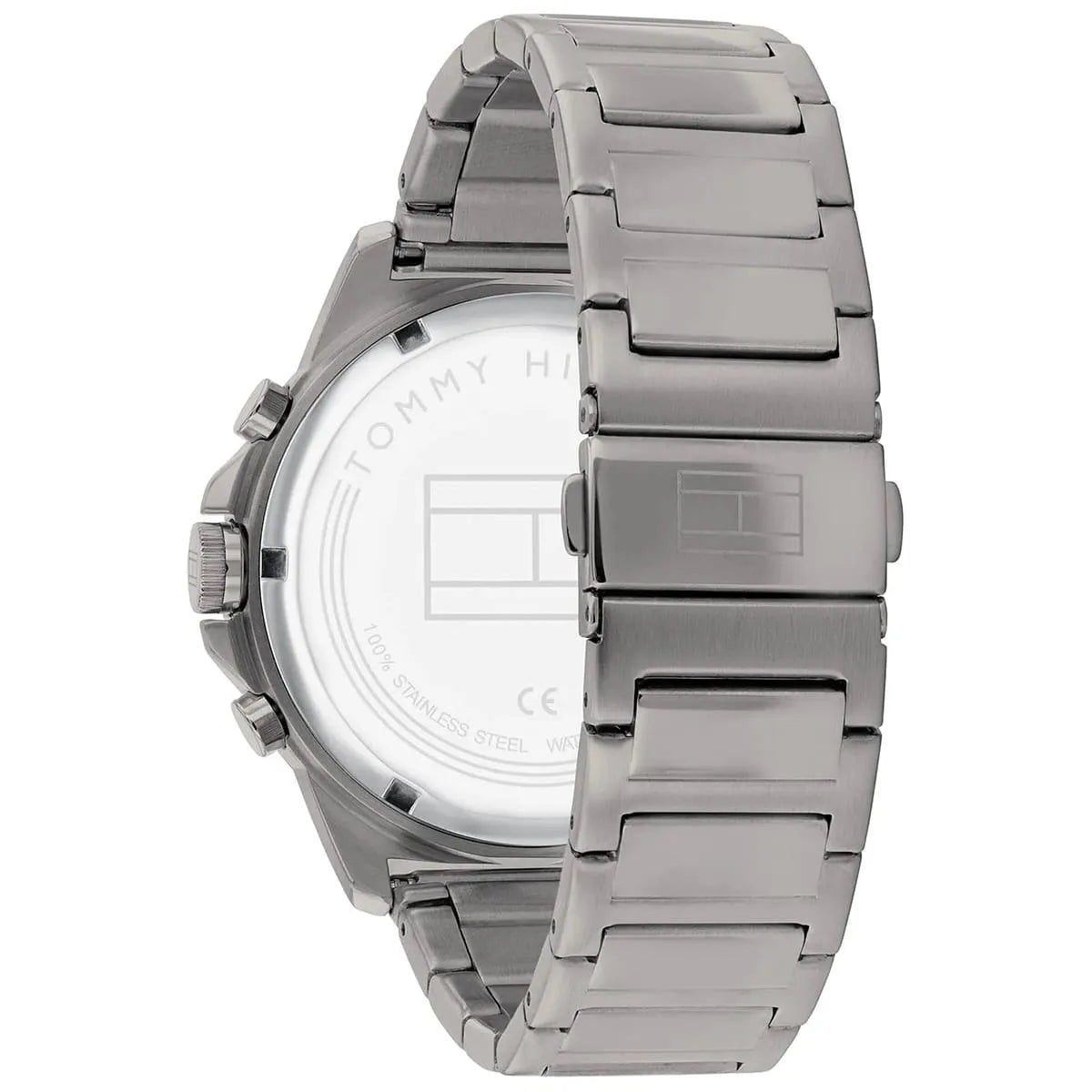 Tommy Hilfiger 1791892 watch caseback showing stainless steel back