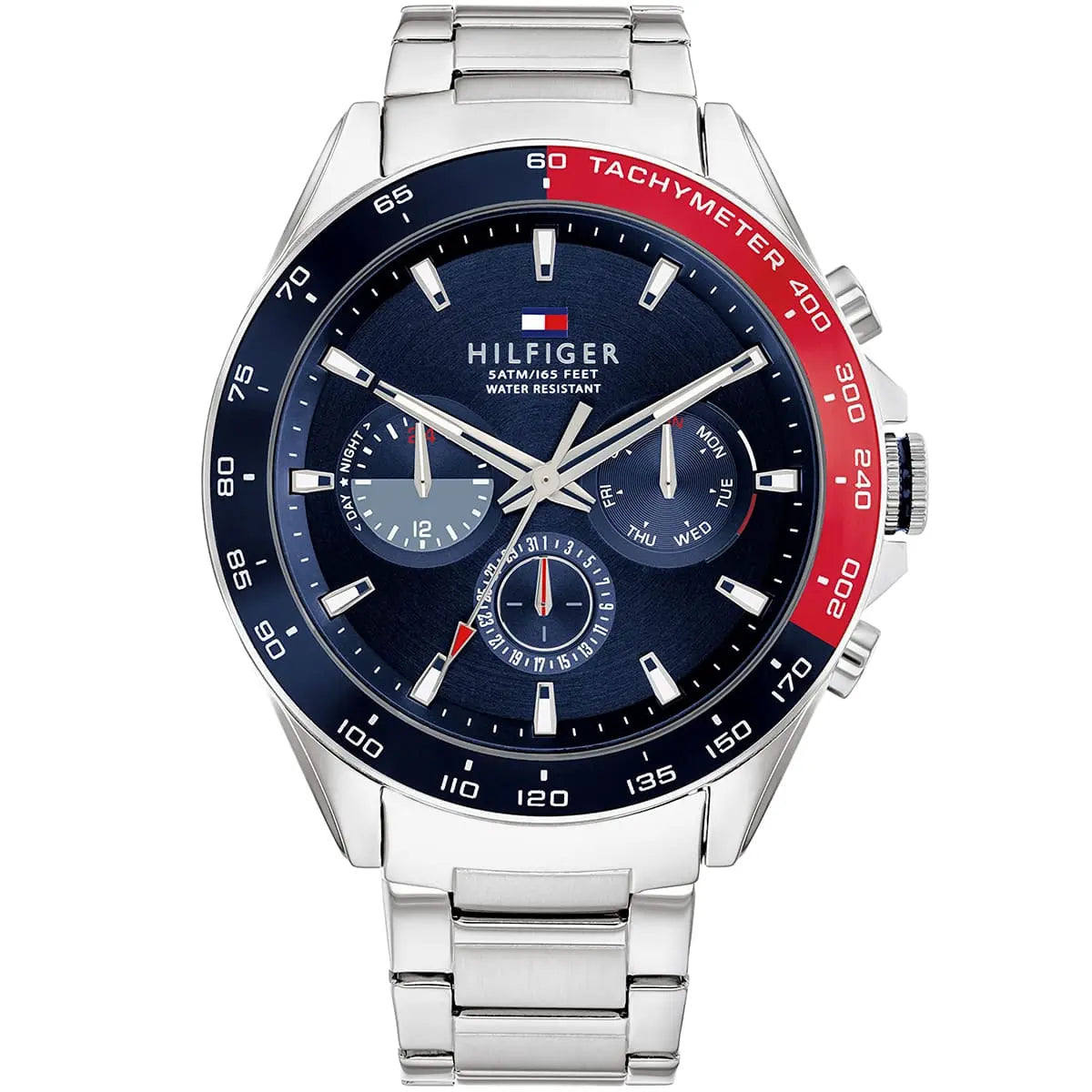 TOMMY HILFIGER Men's Two-Tone Stainless Steel Bracelet Watch 44mm 1791968 - Image 1