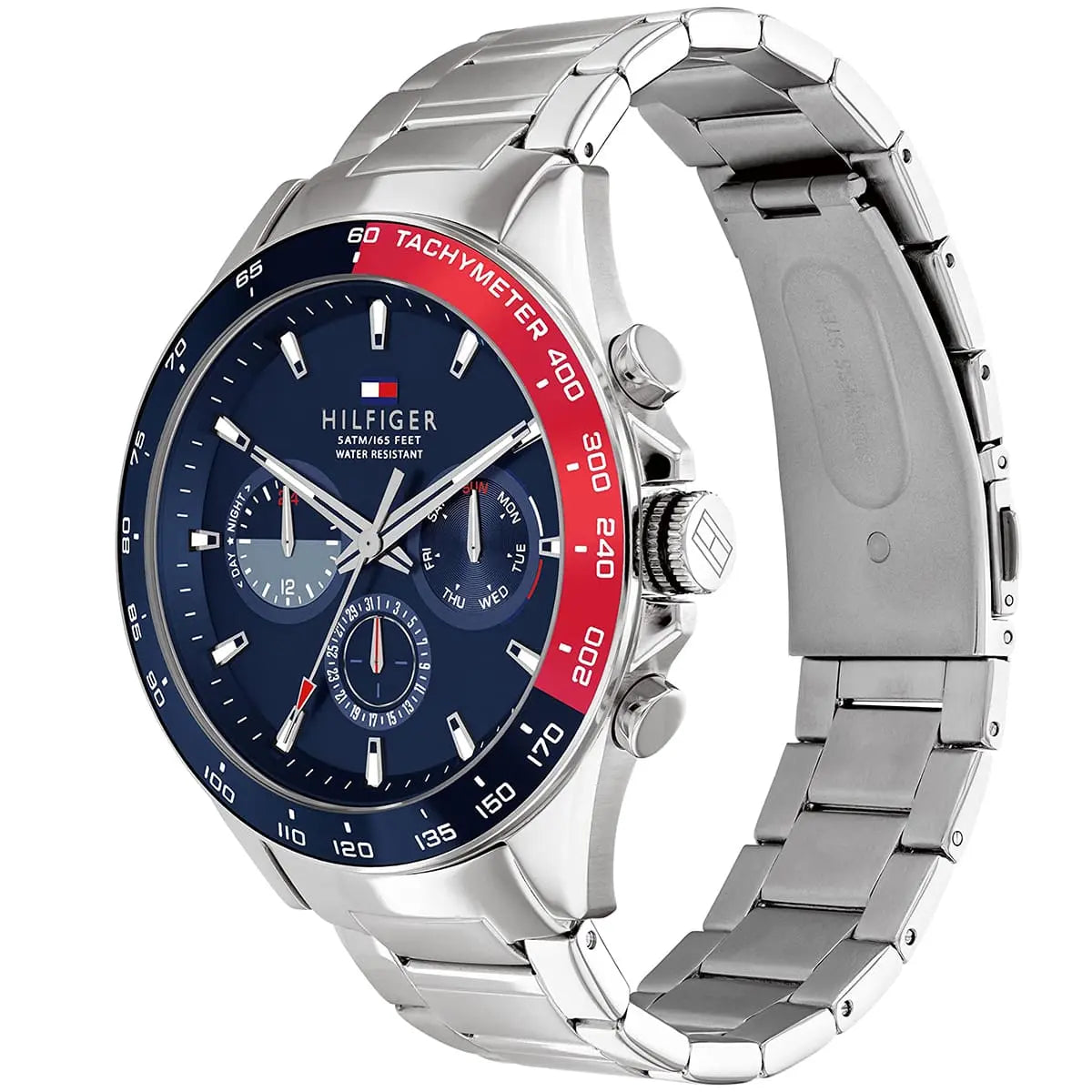 TOMMY HILFIGER Men's Two-Tone Stainless Steel Bracelet Watch 44mm 1791968 - Image 2