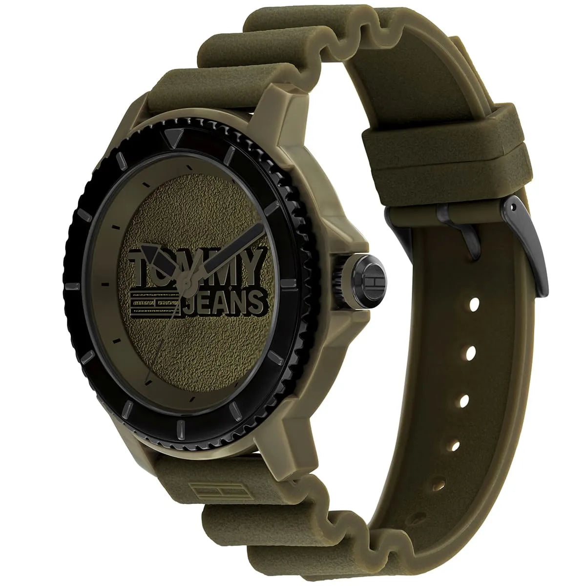 Tommy Hilfiger Tokyo Green Dial and Silicone Strap Men's Watch - 1792002