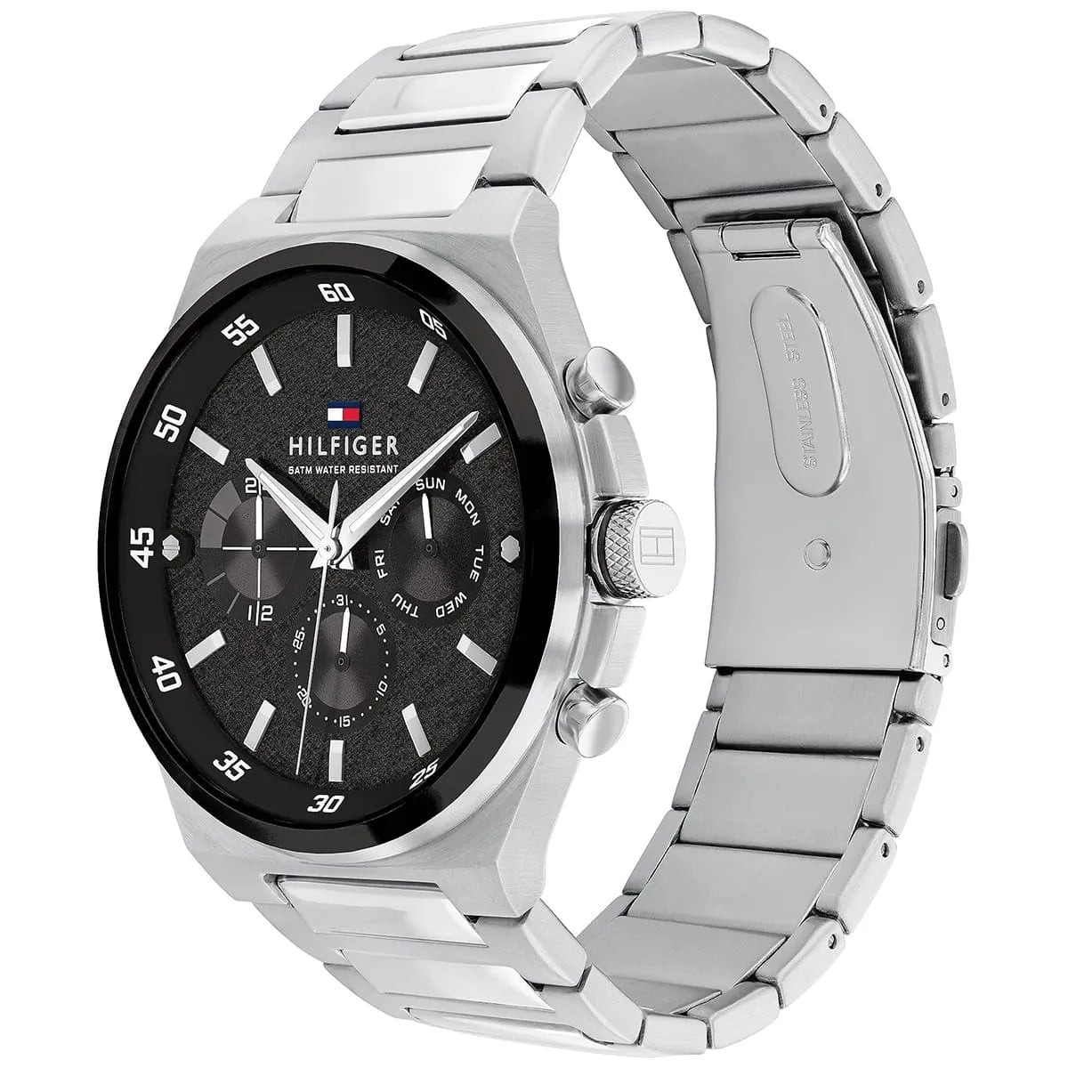 Tommy Hilfiger Dexter Multifunction Black Dial Men's Watch - 1792087