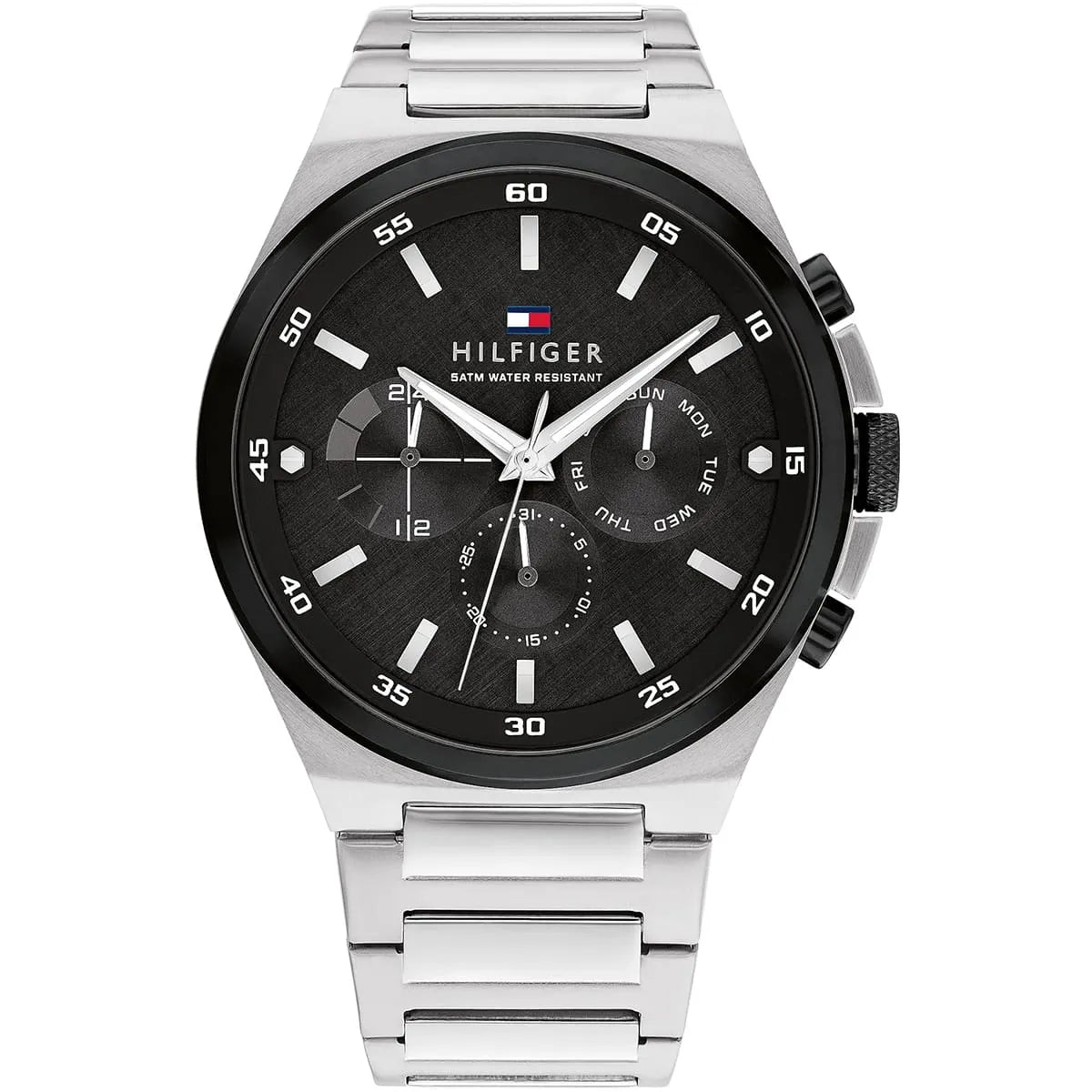 Tommy Hilfiger Dexter Multifunction Black Dial Men's Watch - 1792087
