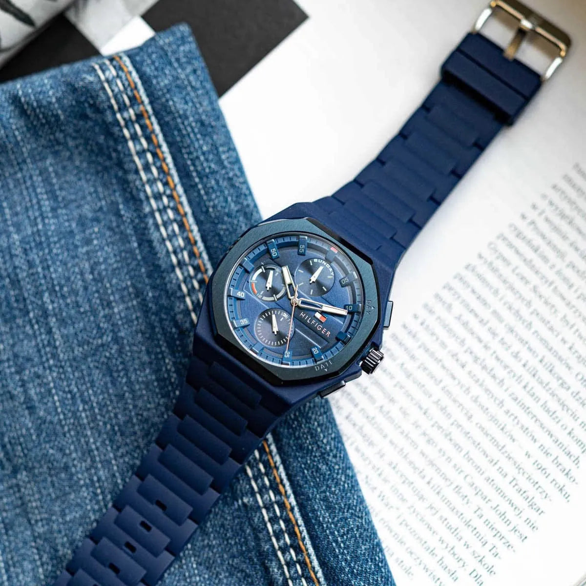 Tommy Hilfiger Neo with Blue Dial Mens Watch - 1792122