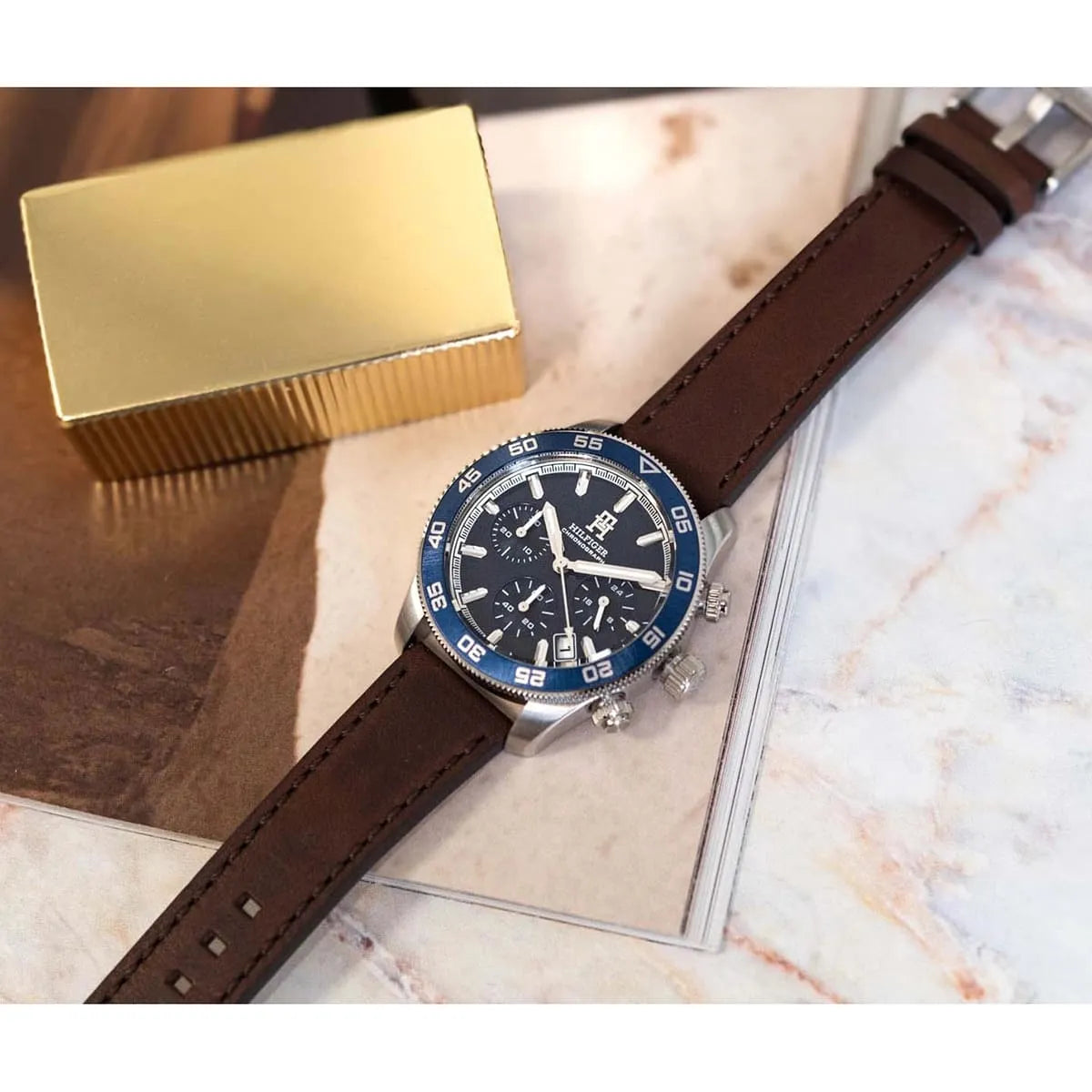 Tommy Hilfiger TH85 Chronograph Blue Dial Men's Watch | 1792163 1792163 - Image 5