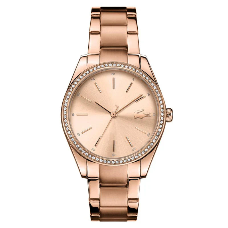 Lacoste Parisienne Carnation Gold Steel Ladies Watch - 2001084
