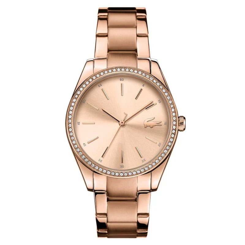 Lacoste Parisienne Carnation Gold Steel Ladies Watch - 2001084