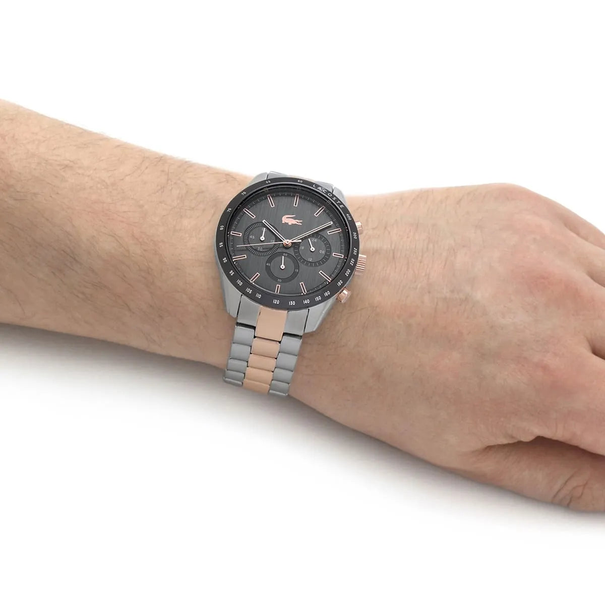 Lacoste Boston Two-Tone Stainless Steel Men's Chronograph Watch - 2011112