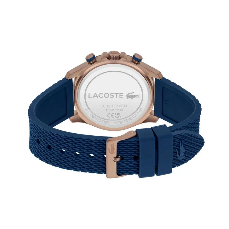 Lacoste Blue Silicone Chronograph Men's Watch - 2011253