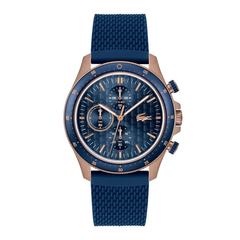 Lacoste Blue Silicone Chronograph Men's Watch - 2011253