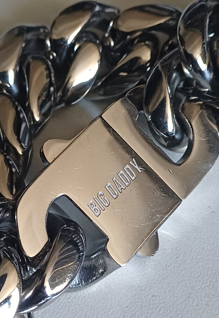 Big Daddy 18MM Cuban Link Stainless Steel Chain 22 Inch (Defect)