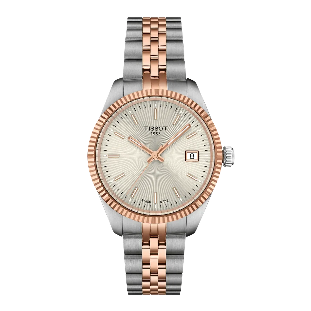 Tissot Everytime Desire Quartz Gold PVD Two-Tone Women's Watch - T156.210.22.031.01