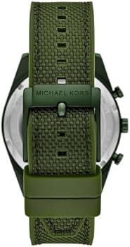 Michael Kors Accelerator Chronograph Green Dial Green Nylon Strap Men's Watch MK9144