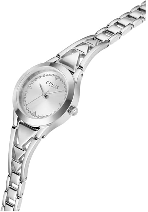 Guess Gb Tessa Silver Tone Round Dial Quartz Analog Women Watch - GW0609L1