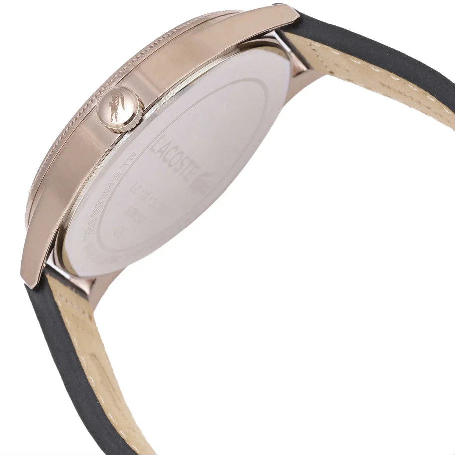 Lacoste Continental Black Leather Men's Watch - 2011042