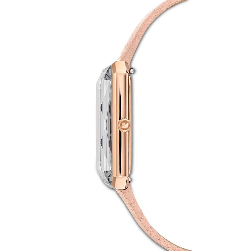 Swarovski Uptown Pink Dial Pink Leather Strap Women's Watch 5547719