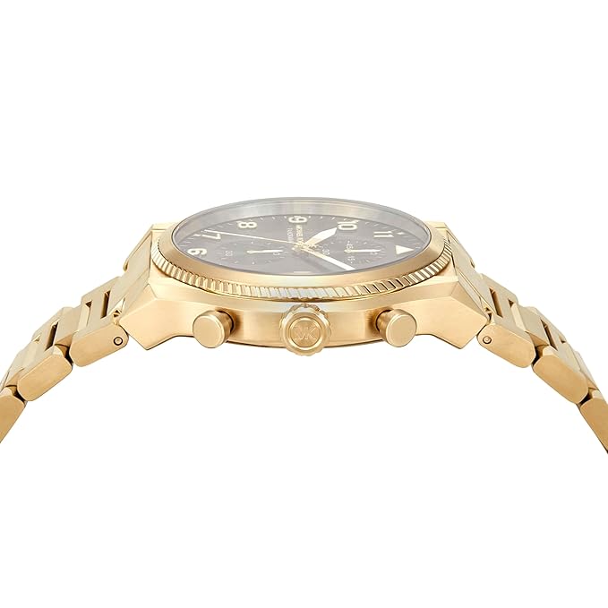 Michael Kors Panorama Gold Chronograph Mens Watch MK9195