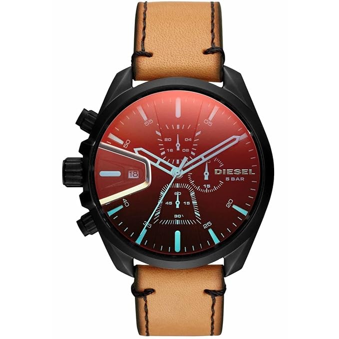 Diesel MS9 Chronograph Black Ombre Dial Men's Watch DZ4471