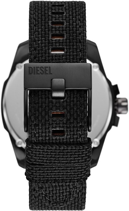 DIESEL MS9 Analog-Digital Black Nylon Men's Watch DZ1961