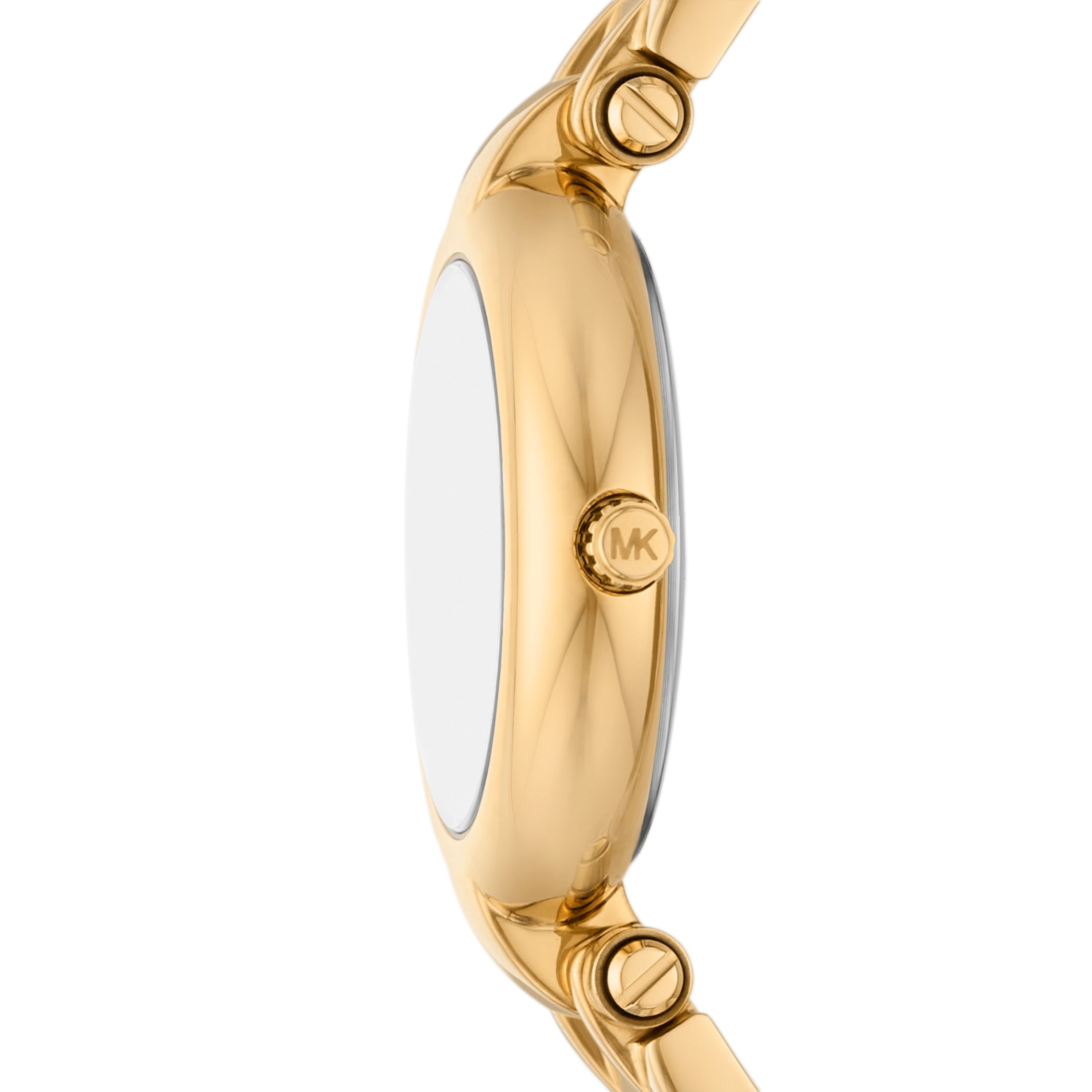 Michael Kors Laney Green Dial Gold Watch MK4892