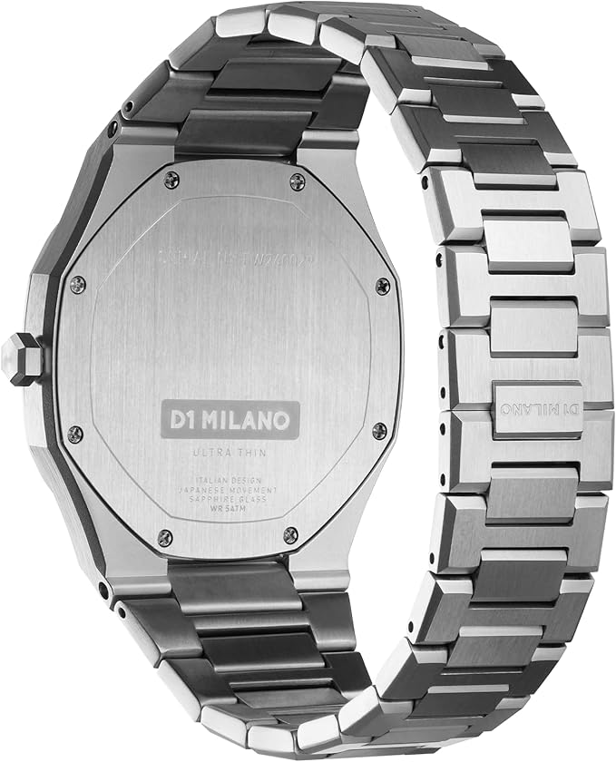 D1 MILANO Ultra Thin Stainless-Steel Quartz Black Men's Watch - D1-UTBJ40