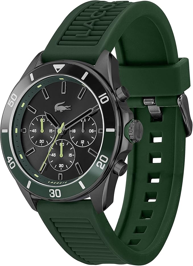 Lacoste Tiebreaker Chronograph Gents Rubber Watch 2011153