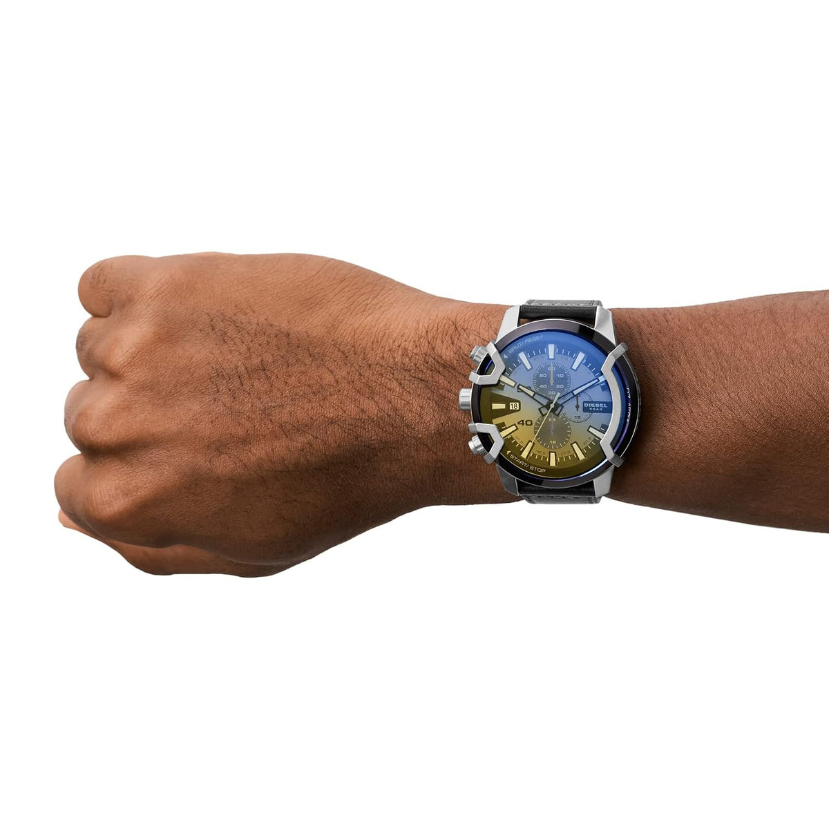 Diesel Griffed Chronograph Multicolour Dial Quartz Men's Watch - DZ4584