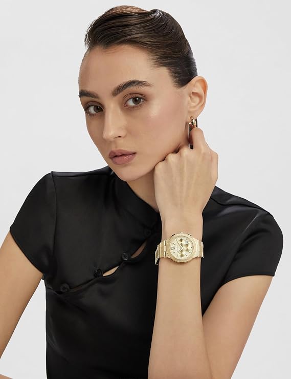 Michael Kors Oversized Billie Frosted Gold-Tone Watch - MK7556
