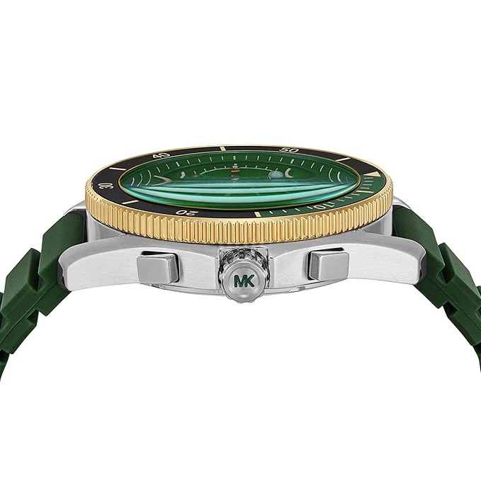 Michael Kors Maritime Chronograph Green Silicone Men's Watch